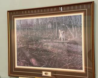 Tom Lowell Jr 14/75 Hunting Print
