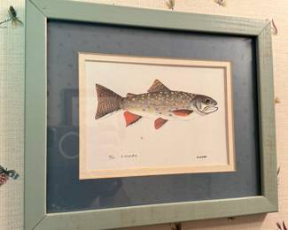 Signed D. Clark Little Fish Print 4/10

