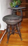 ANTIQUE ORGAN STOOL
