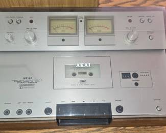 Vintage Akai cassette tape player 