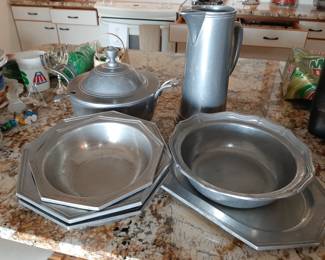 Wilton RWP Pewter Serving Dishes