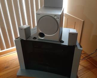 Sony Stereo System with Cabinet