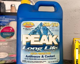 antifreeze full bottle