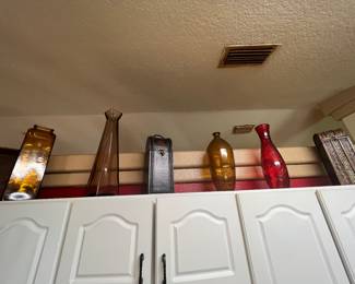 Home decor colored glass 