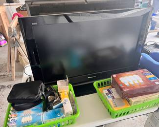 TV, lightbulbs , home goods, lights