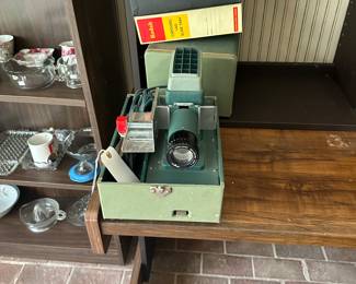 This slide projector is in the south office area