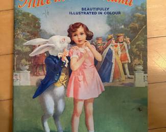 Alice In Wonderland Vintage Illustrated Book