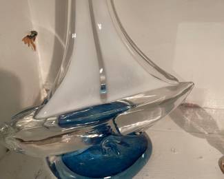 Glass Sailboat