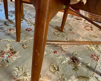 Stanley Mid Century China Cabinet, we have the table 4 chairs and the sideboard