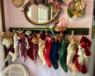 Unbelievable amount of Christmas Decorations, all VERY clean and neatly stored. Don't miss box after box after dozens of crates--enough to decorate a hotel.