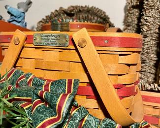 We have an enormous collection of Longaberger Baskets, well over 100!