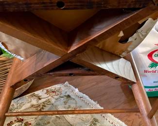 Stanley Mid Century China Cabinet, we have the table 4 chairs and the sideboard