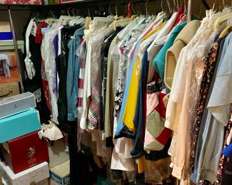 Unbelievable amount of Christmas Decorations, all VERY clean and neatly stored. Don't miss box after box after dozens of crates--enough to decorate a hotel.