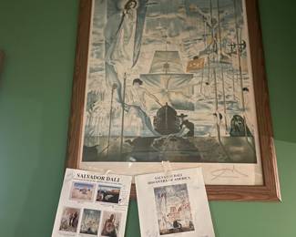 #101 -	$700 Salvador Dali 27x34 Discovery of America 131/300
