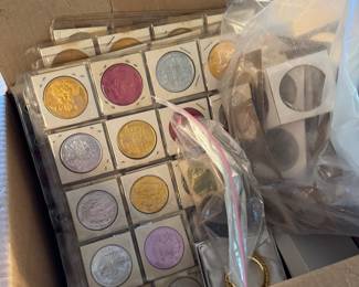 #187 - Mardi Gras doubloons Lot $150 