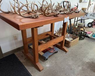 #181- $180 Pine drafting table - solid 