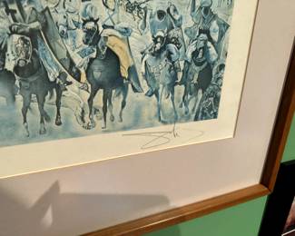 #102 -	$400 Salvador Dali 22x30 The Battle of Tetuan CLXXIV/CCL
