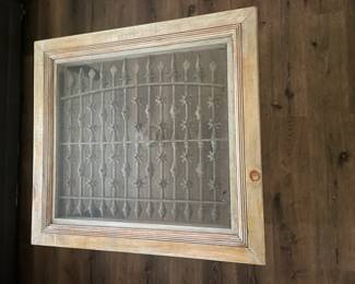 #20 -$340 Morrish gate custom made coffee table 40x37x17
