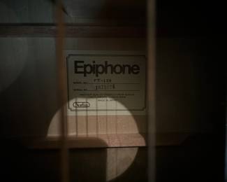 #137 -	$100 Epiphone acoustic guitar