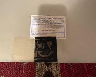 #24 -$150 Semi lounge chair 43x48x36 with Navajo upholstery