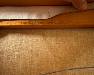 #150 - $60 German small oil painting reproduction of master 10x13