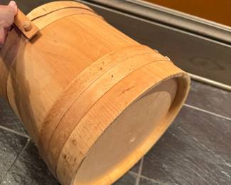 #149 - $80 - Firkin sugar bucket 