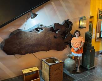 #37 -$1,100 Natural form Red wood CAL 109Wx46Hx 41/2T
