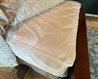 #129 -	$300 Queen size bed with mattress 