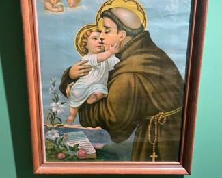 #96 -$70 Monk & baby Jesus 18x22
