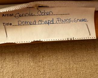 #150 - $60 German small oil painting reproduction of master 10x13