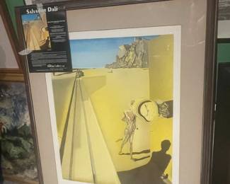 #104-	$1,000 Salvador Dali 22x30 Final vision "l'Ossetiere de Gare"  US 77/100