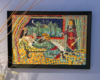 #118 -	$220	Israel mosaic 39Wx27H

