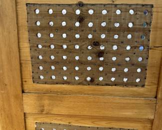 #114 -	$495 English pine armoire 34Wx18Dx78H