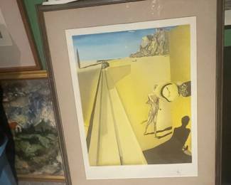 #104-	$1,000 Salvador Dali 22x30 Final vision "l'Ossetiere de Gare"  US 77/100
