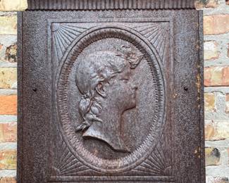 #16 -$60 	Cast iron fireplace shield 20x25
