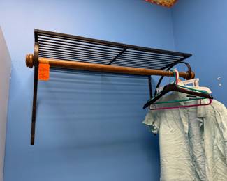 #163 - $75 Coat & hat rack like in trains 