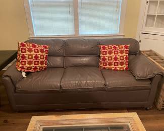 #17 - $250/$350 Loveseat leather 62x36x32 & sofa 76x36x32
