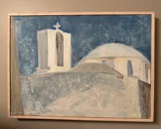 #150 - $60 German small oil painting reproduction of master 10x13