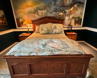 #129 -	$300 Queen size bed with mattress 