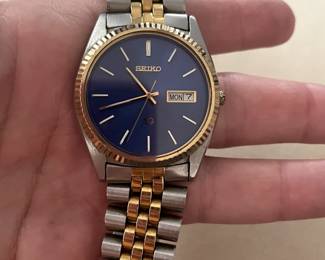 #68J- Seiko man size Presidential style bracelet - Model 971541