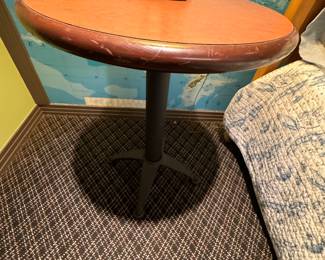 #133&134 -	$90 EACH bistro table iron base 24Dx 30H