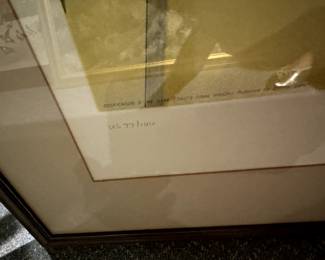 #104-	$1,000 Salvador Dali 22x30 Final vision "l'Ossetiere de Gare"  US 77/100