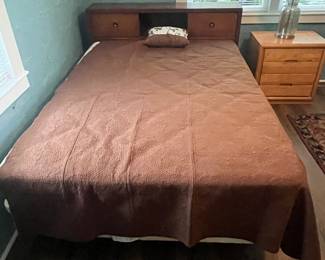 #29 -$150 Retro 1970' full size bed 56x35
