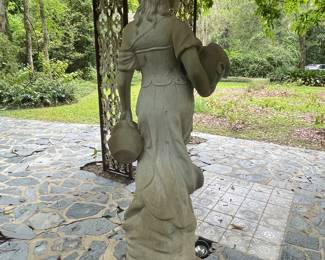 #4 -$1,000 Garden Statue with water 13x21x60 tall - 16x16x7 base
