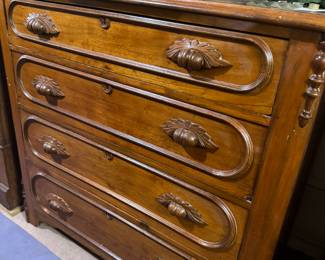 Victorian Walnut Dresser