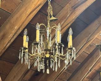 Crystal light fixture