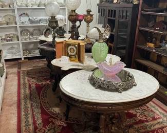 Victorian Parlor Tables. Some Turtle Top