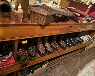 Vintage Ski Boots and also Skis