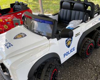 Toy ride on police car