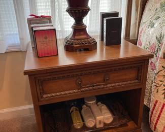 1 of 2 Henredon bedside tables